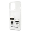 Etui Karl Lagerfeld Karl&Choupette na iPhone 13 Pro / iPhone 13 - przezroczyste