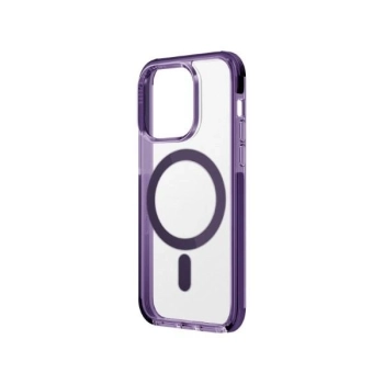 Etui UNIQ Combat Magclick Charging na iPhone 14 Pro - purpurowe