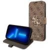 Etui Guess 4G Big Metal Logo na iPhone 13 Pro Max - brązowe
