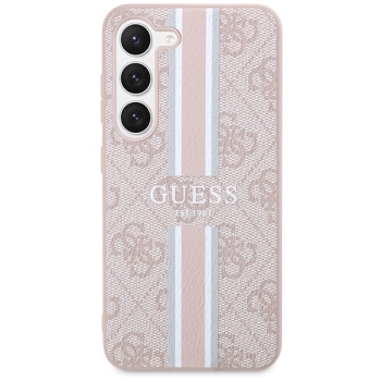 Guess GUHCS23MP4RPSP S23+ S916 różowy/pink hardcase 4G Printed Stripe