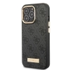 Etui Guess 4G Logo Plate MagSafe na iPhone 13 Pro Max - czarne