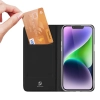 Etui do iPhone 15 Plus pokrowiec z klapką i portfelem Dux Ducis Skin Pro - czarne