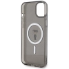 Etui Karl Lagerfeld IML Ikonik MagSafe na iPhone 15 Plus - czarne