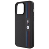 Etui BMW Tricolor M Collection na iPhone 15 Pro - czarne