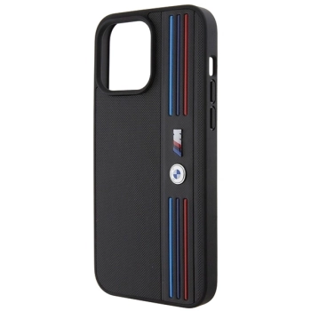 Etui BMW Tricolor M Collection na iPhone 15 Pro - czarne