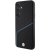Etui BMW Signature Leather Textured & Line MagSafe na Samsung Galaxy S24+ - czarne