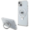 Etui Karl Lagerfeld Ring Stand Karl Head MagSafe do iPhone 15 - białe