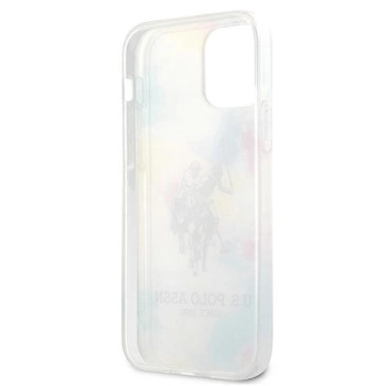Etui U.S. Polo Assn. Tie & Dye Collection na iPhone 12 mini - wielokolorowe
