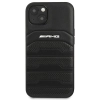 Etui AMG Leather Debossed Lines na iPhone 14 - czarne