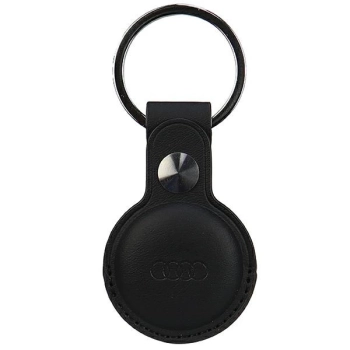 Etui Audi Synthetic Leather na AirTag - czarne