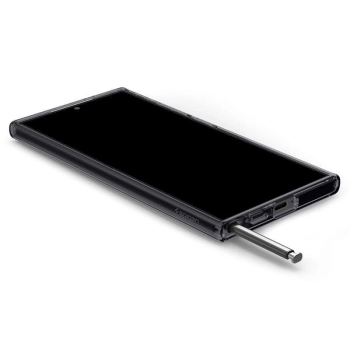 Etui Spigen Ultra Hybrid na Samsung Galaxy S24 Ultra - ciemnoszare (wzór Zero One)