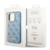 Etui Guess 4G Vintage Gold Logo na iPhone 14 Pro Max - niebieskie