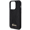 Etui Guess Sequin Script Metal na iPhone 13 Pro Max - czarne