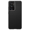 Etui Spigen Liquid Air na Samsung Galaxy S21 Ultra - czarny mat
