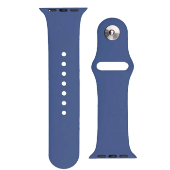 Silicone Strap APS silikonowa opaska do Watch Ultra / 9 / 8 / 7 / 6 / 5 / 4 / 3 / 2 / SE (45 / 44 / 42mm) pasek bransoleta do zegarka niebieski