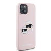 Etui Karl Lagerfeld Silicone Karl&Choupette MagSafe na iPhone 15 / 14 / 13 - różowe
