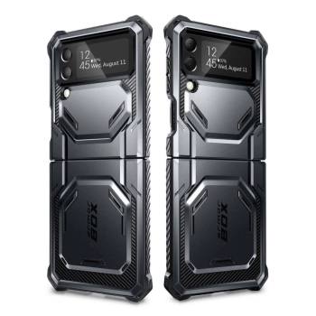 Etui Supcase IBLSN ArmorBox na Samsung Galaxy Z Flip 4 - czarne