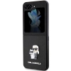 Etui Karl Lagerfeld Saffiano Karl&Choupette Pin do Samsung Galaxy Z Flip 5 - czarne