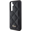Etui Guess Quilted Metal Logo na Samsung Galaxy S23 FE - czarne