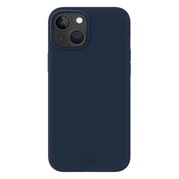 Etui Uniq Lino na iPhone 14 Plus - niebieskie
