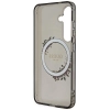 Etui Guess IML Flowers Wreath MagSafe na Samsung Galaxy S24 - czarne