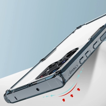 Nillkin Nature Pro etui do Samsung Galaxy S22 Ultra pancerna obudowa pokrowiec biały