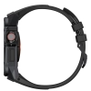 Kingxbar CYF140 2w1 pancerne etui Apple Watch 9, 8, 7 (45 mm) ze stali nierdzewnej z paskiem czarne