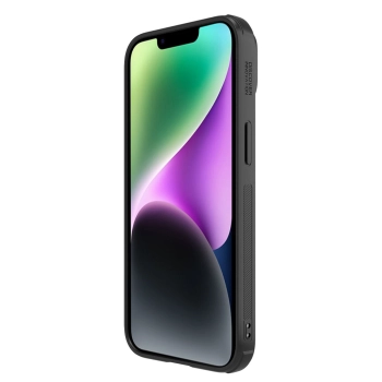 Nillkin Synthetic Fiber S Case etui iPhone 14 Plus z osłoną na aparat czarny