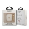 Etui Guess Glitter Collection na AirPods 1/2 - przezroczyste