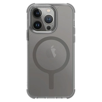 Etui UNIQ Combat Magclick Charging do iPhone 15 Pro - szare