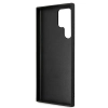 Etui Guess 4G Big Metal Logo na Samsung Galaxy S22 Ultra - brązowe