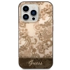 Etui Guess Porcelain Collection na iPhone 14 Pro - beżowe