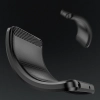 Carbon Case etui iPhone 14 Pro elastyczny żelowy pokrowiec na tył plecki czarny
