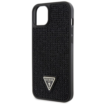 Etui Guess Rhinestone Triangle na iPhone 14 Plus - czarne