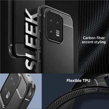 Etui Spigen Rugged Armor na Xiaomi 13 - czarny mat