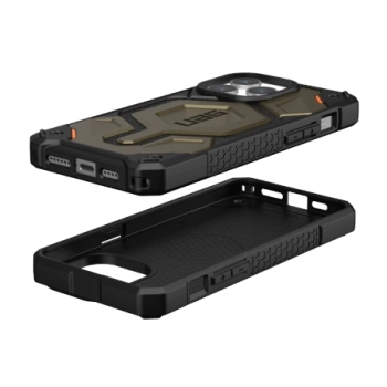 Etui UAG Monarch Pro z MagSafe do iPhone 15 Pro Max - zielony kevlar