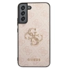 Etui Guess 4G Big Metal Logo na Samsung Galaxy S22+ - różowe