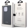 Etui Karl Lagerfeld Saffiano Monogram Chain na iPhone 14 Pro Max - czarne