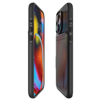 Etui Spigen Slim Armor CS na iPhone 15 Pro - czarne
