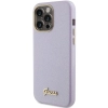 Etui Guess Glitter Glossy Script do iPhone 15 Pro Max - liliowe