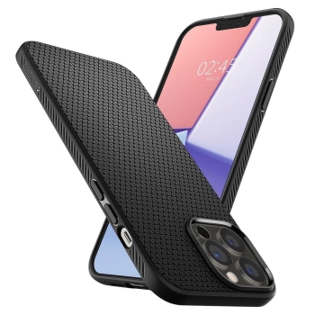 Etui Spigen Liquid Air na iPhone 13 Pro Max - czarny mat