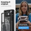 Etui Spigen Ultra Hybrid na Sony Xperia 1 V - ciemnoszare (wzór Zero One)