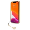 Etui Guess 4G Charms Collection na iPhone 13 - brązowe