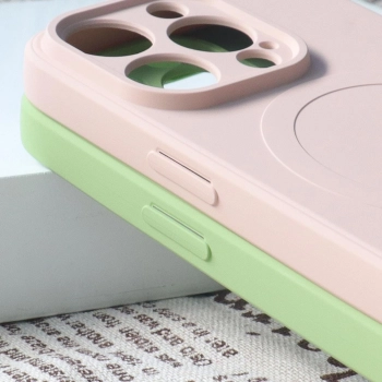 Silikonowe magnetyczne etui iPhone 13 Pro Max Silicone Case Magsafe - fioletowe