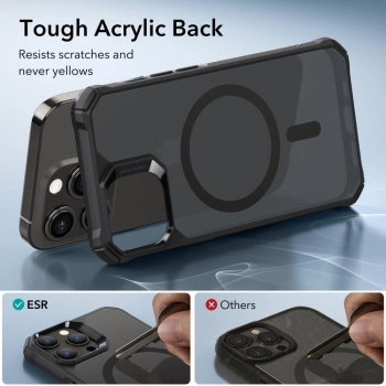 Etui ESR Air Armor Halolock MagSafe na iPhone 15 Pro Max - matowo-czarne