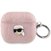Etui Karl Lagerfeld Monogram Karl Head na AirPods 3 - różowe