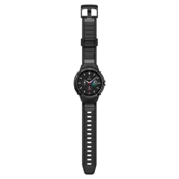 Etui z paskiem Spigen Rugged Armor Pro na Samsung Galaxy Watch 6 Classic (43 mm) - czarne