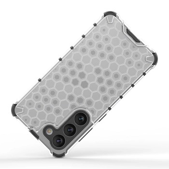 Honeycomb etui do Samsung Galaxy S23 pancerny hybrydowy pokrowiec przezroczyste