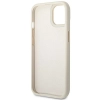 Etui Guess Croco Collection na iPhone 14 Plus - srebrne