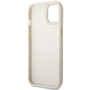 Etui Guess Croco Collection na iPhone 14 Plus - srebrne